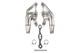 11572FLT Flowtech Small Block Chevy Turbo Headers Natural Finish
