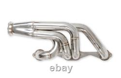 11573FLT Flowtech Small Block Chevy Turbo Headers Polished Finish