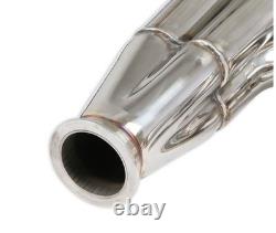 11573FLT Flowtech Small Block Chevy Turbo Headers Polished Finish