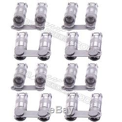 16 Hydraulic Roller Link Bar Lifters For Small Block Chevy SBC 350 265-400 Sales