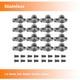 16 Roller Rocker Arms Set 1.6 Ratio 3/8 for Small Block Chevy 265 305 327 350