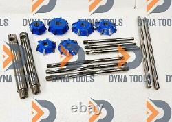 17x CHEVY 350 Small Block Series Head VALVE SEAT CUTTER KIT 3 ANGLE CUT CARBIDE