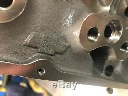 18 Degree Chevy Bowtie new Nascar heads P/N 10134364 with Bowtie Manifold