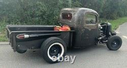 1940 chevy pick truck rat rod hotrod with Ct400 small block engine 400bhp