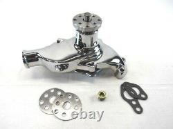 1955-85 Small Block Chevy 350 Aluminum Short Water Pump Chrome K71004C