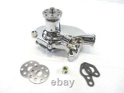 1955-85 Small Block Chevy 350 Aluminum Short Water Pump Chrome K71004C