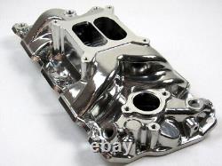 1957-1995 Small Block Chevy 350 1500-6500RPM Intake Manifold Polished E42404P