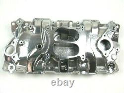 1957-1995 Small Block Chevy 350 383 Aluminum Intake Manifold Polished E42401P