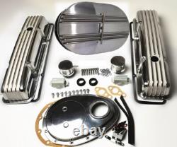 1958-79 SBC Small Block Chevy 283 305 327 350 Short Finned Engine Dress Up Kit