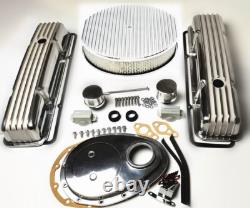 1958-79 SBC Small Block Chevy 283 305 327 350 Short Polished Engine Dress Up Kit