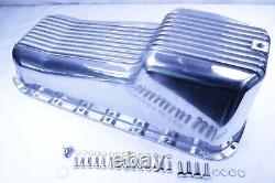1958-79 SBC Small Block Chevy 283-350 Short Polished Finned Engine Dress Up Kit