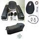 1958-79 Small Block Chevy SBC 327 350 400 Short Black Finned Engine Dress Up Kit