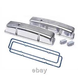 1960-86 Small Block Chevy Tall Finned Valve Covers & Gaskets