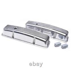 1960-86 Small Block Chevy Tall Finned Valve Covers & Gaskets