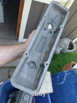 1960's Small Block Chevy Aluminum 5 Finned Valve Covers 302 327 350 400 #719