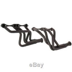 1965-1989 Small Block Chevy Long Tube Headers, Black Painted