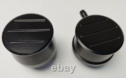 1980-85 SBC Small Block Chevy 283 327 350 Tall Black Finned Engine Dress Up Kit