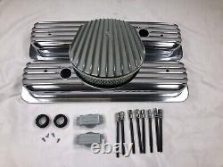 1987-97 Small Block Chevy Aluminum Engine Dress up Kit Valve cover & Air Cleaner