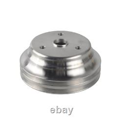 1/2 Groove Long Water Pump Pulley & Bracket Kit For Small Block Chevy SBC 350
