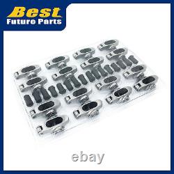 1.5 3/8 Stainless Steel Roller Rocker Arms Sbc 305 350 400 For Small Block Chevy