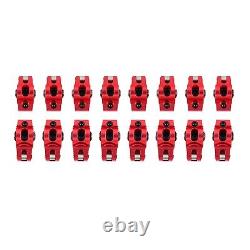 1.5 Ratio 7/16 Red Aluminum Roller Rocker Arms For Small Block Chevy SBC 350