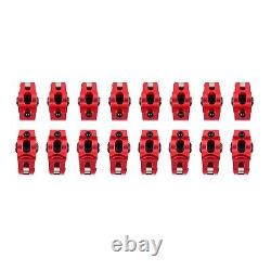 1.5 Ratio 7/16 Red Aluminum Roller Rocker Arms For Small Block Chevy SBC 350