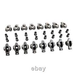 1.5 Ratio 7/16 Stainless Steel Roller Rocker Arms For Small Block Chevy SBC 350