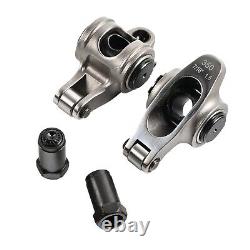 1.5 Ratio 7/16 Stainless Steel Roller Rocker Arms For Small Block Chevy SBC 350