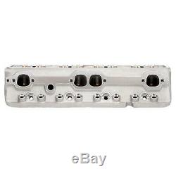 1 Pair Edelbrock 61009 Performer RPM Bare Cylinder Heads Small Block Chevy V8's