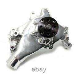 #1 Polished SBC Small Block Chevy 305 327 350 400 Long Style Aluminum Water Pump