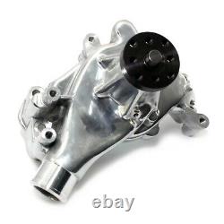 #1 Polished SBC Small Block Chevy 305 327 350 400 Long Style Aluminum Water Pump