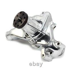 #1 Polished SBC Small Block Chevy 305 327 350 400 Long Style Aluminum Water Pump