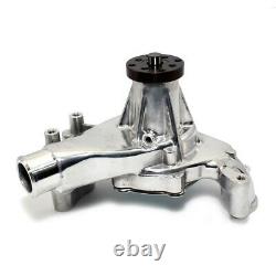 #1 Polished SBC Small Block Chevy 305 327 350 400 Long Style Aluminum Water Pump