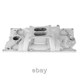 1x New Small Block Dual Plane Intake Manifold for Chevrolet with Vortec Heads 8151