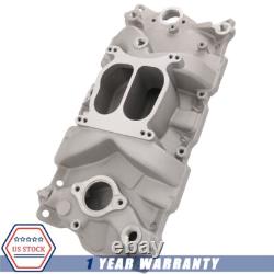 262-400 Front Intake Manifold Dual Plane NEW For 1955-1986 Small Block Chevy SBC