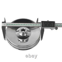 2 Groove Long Water Pump Pulley & Bracket Kit For Small Block Chevy SBC 325 350