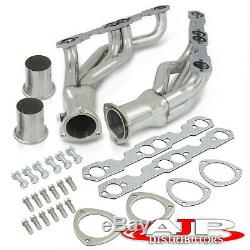 2pc Stainless 4-1 Exhaust Header Manifold For 1988-1997 C/K Truck SBC 5.0/5.7 V8