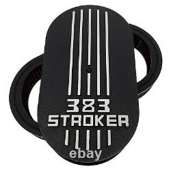 383 STROKER Valve Covers & Air Cleaner Kit Black Ansen USA