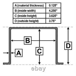 383 Stroker Small Block Chevy Tall Black Valve Covers Ansen USA