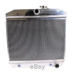 3-ROWithTRI-CORE ALUMINUM RACING RADIATOR FOR 55-57 SBC SMALL BLOCK CHEVY 150/210