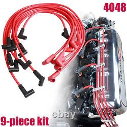 4048 Spark Plug Wire Set 8mm For Small Block Chevy 283 307 327 350 400 HEI SBC