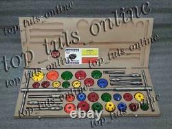 43x VALVE SEAT CUTTER SET CARBIDE TIPPED SMALL & BIG BLOCK HEADS FORD, CHEVY, HEMI
