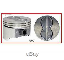 4.00 Bore Flat Top Pistons with Pins for Chevrolet SBC 350 STD 020 030 040 060