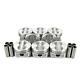 4.00 Standard Bore Flat Top Pistons Set with Pins for Chevrolet SBC 350 5.7L