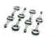5140 I-Beam Connecting Rods 6.0'' For Small Block Chevy SBC Chevy 350 BUSHED