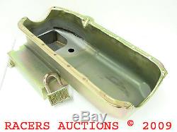 55-79 Small Block Chevy 7qt Circle Track Oil Pan and Pickup Tube Zinc 350 400