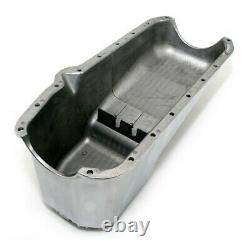 58-79 SBC Chevy Finned Polished Aluminum Oil Pan Small Block 283 305 327 350