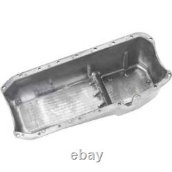 58-79 SBC Small Block Chevy Polish Finn Aluminum Oil Pan Gasket Timing Cover Kit