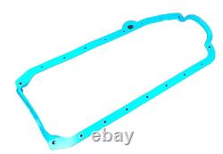 58-79 SBC Small Block Chevy Polish Finn Aluminum Oil Pan Gasket Timing Cover Kit