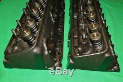 59 Corvette Impala 283 2x4 3755550 X Sbc Heads Rare Fuelie New Valves Fresh